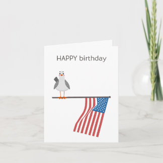American Birthday Card - Happy Birthday Karte