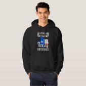 American Bis Texas Secedes US Flag 4. Juli Hoodie (Vorne ganz)