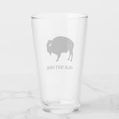American Bison Buffalo Beer Glass Tumblr Glas (Rückseite)