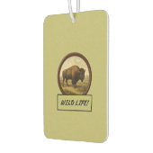 American Bison Dark Khaki Auto/Truck Air Freshener Autolufterfrischer (Links)