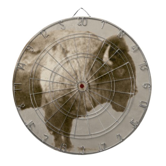 American Bison Dartscheibe (vorne)