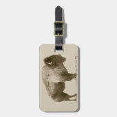 American Bison Gepäckanhänger (Vorderseite vertikal)