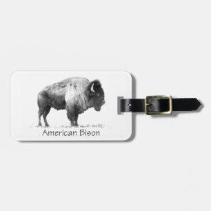 American Bison Gepäckanhänger