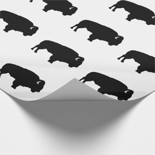 American Bison Geschenkpapier (Ecke)