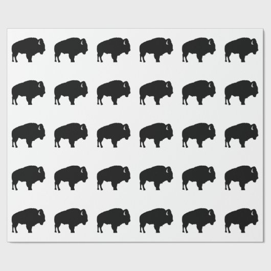 American Bison Geschenkpapier (Flach)