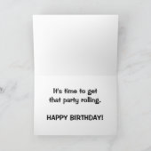 American Bison Grazing in Meadow Grass Fotografy Karte (Innenseite)