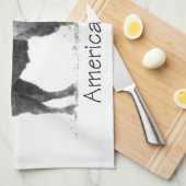 American Bison Handtuch (Viertel Falte)