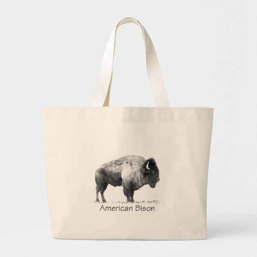 American Bison Jumbo Stoffbeutel (Vorne)