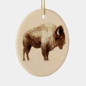 American Bison Keramikornament (Rechts)