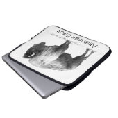 American Bison Laptopschutzhülle (Vorne Knopf)