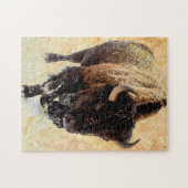 American Bison Nature Outdoor National Park Puzzle (Horizontal)