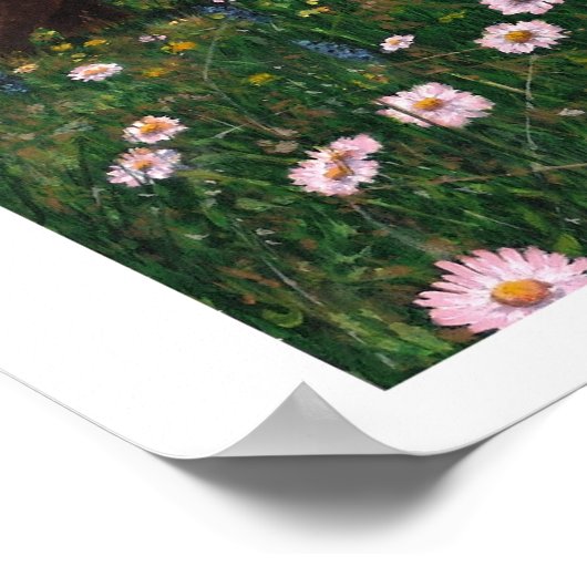 American Bison - "No Time For Blume" Poster (Ecke)