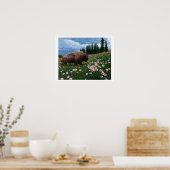 American Bison - "No Time For Blume" Poster (Küche)