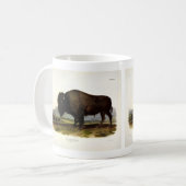 American Bison, oder Buffalo (Bison bison) - Audub Kaffeetasse (Vorderseite Links)