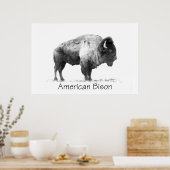 American Bison Poster (Küche)