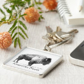 American Bison Schlüsselanhänger (Seite)