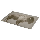 American Bison Schneidebrett (Ecke)