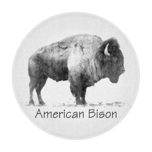American Bison Schneidebrett (Vorderseite)