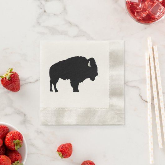 American Bison Serviette (Beispiel)