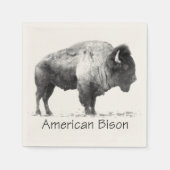 American Bison Serviette (Vorderseite)