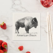 American Bison Serviette (Beispiel)