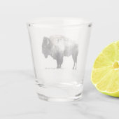 American Bison Shot Glass Schnapsglas (Rückseite)
