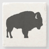 American Bison Steinuntersetzer (Vorderseite)