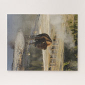 American Bison Yellowstone Wildlife Fotografy Puzzle (Horizontal)