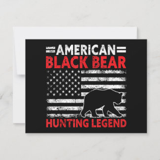 American Black Bar Jagd Legend USA Black Bär