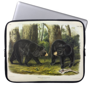 American Black Bar (Ursus Americanus) von Audubon Laptopschutzhülle