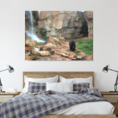 American Black Bear Leinwanddruck (Insitu (Schlafzimmer))