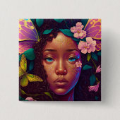 American Black Faiasy Fantasy Art Button (Vorderseite)