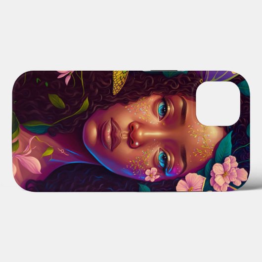 American Black Faiasy Fantasy Art Case-Mate iPhone Hülle (Rückseite (Horizontal))