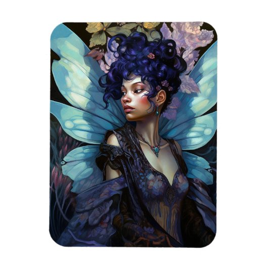 American Black Faiasy Fantasy Art Magnet (Vertikal)