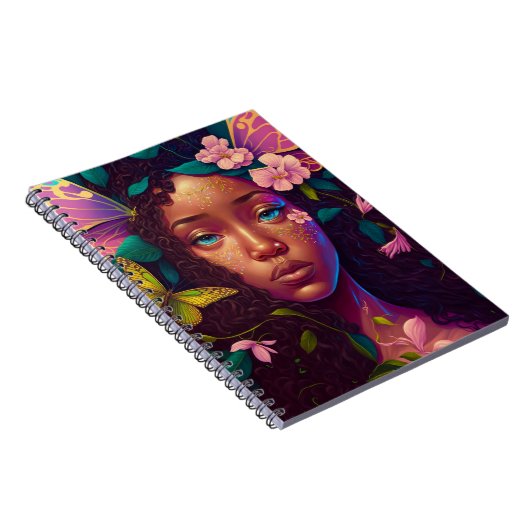 American Black Faiasy Fantasy Art Notizblock (Rechte Seite)