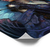 American Black Faiasy Fantasy Art Poster (Ecke)