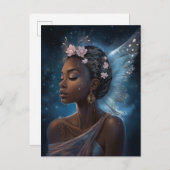 American Black Faiasy Fantasy Art Postkarte (Vorne/Hinten)