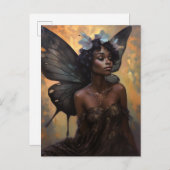 American Black Faiasy Fantasy Art Postkarte (Vorne/Hinten)