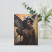 American Black Faiasy Fantasy Art Postkarte (Stehend Vorderseite)