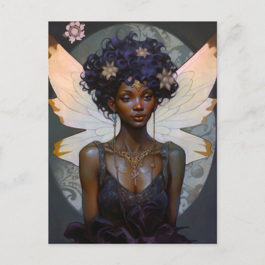 American Black Faiasy Fantasy Art Postkarte (Vorderseite)