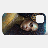 American Black Goddess Queen Fantasy Art C Case-Mate iPhone Hülle (Rückseite (Horizontal))