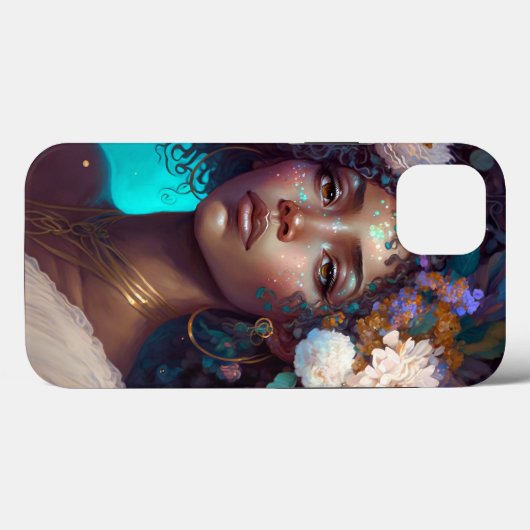 American Black Goddess Queen Fantasy Art C Case-Mate iPhone Hülle (Rückseite (Horizontal))