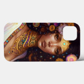 American Black Goddess Queen Fantasy Art Case-Mate iPhone Hülle (Rückseite (Horizontal))
