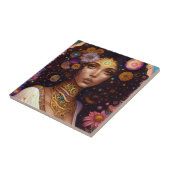 American Black Goddess Queen Fantasy Art Fliese (Seite)