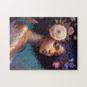 American Black Goddess Queen Fantasy Art Puzzle (Horizontal)