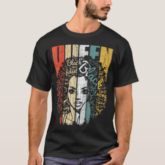 American Black Womeen Queen T-Shirt