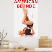 AMERICAN BLONDE-Plakat Poster (Küche)