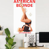 AMERICAN BLONDE-Plakat Poster (Heimbüro)