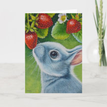 American Blue Rabbit & Strawberries
