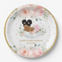 American Blush Floral Girl Baby Dusche